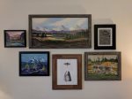 The Kokanee Cottage has unique local art throughout the home 